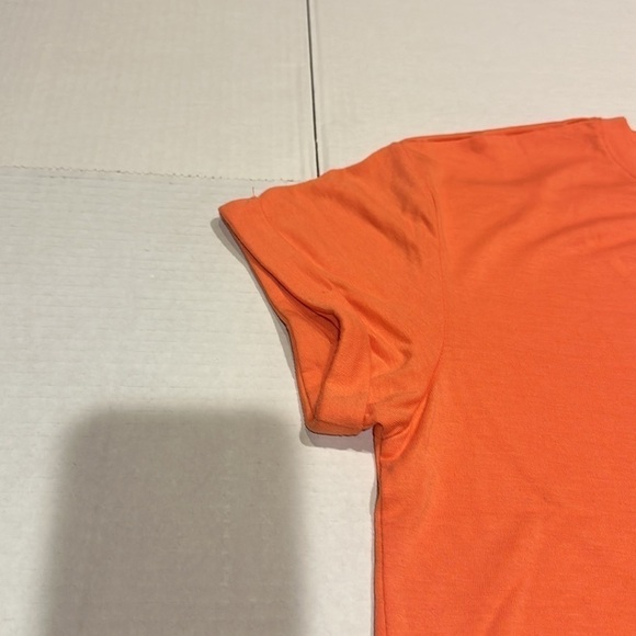 Walt Disney World orange large shirt blouse beaded with Mickey Mouse pattern - Picture 6 of 10